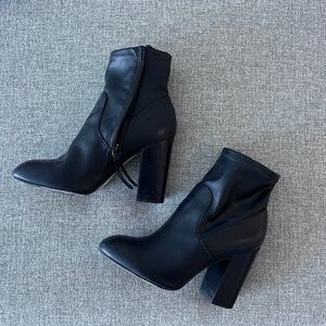 Rebecca Minkoff | Black Heel Ankle Boots